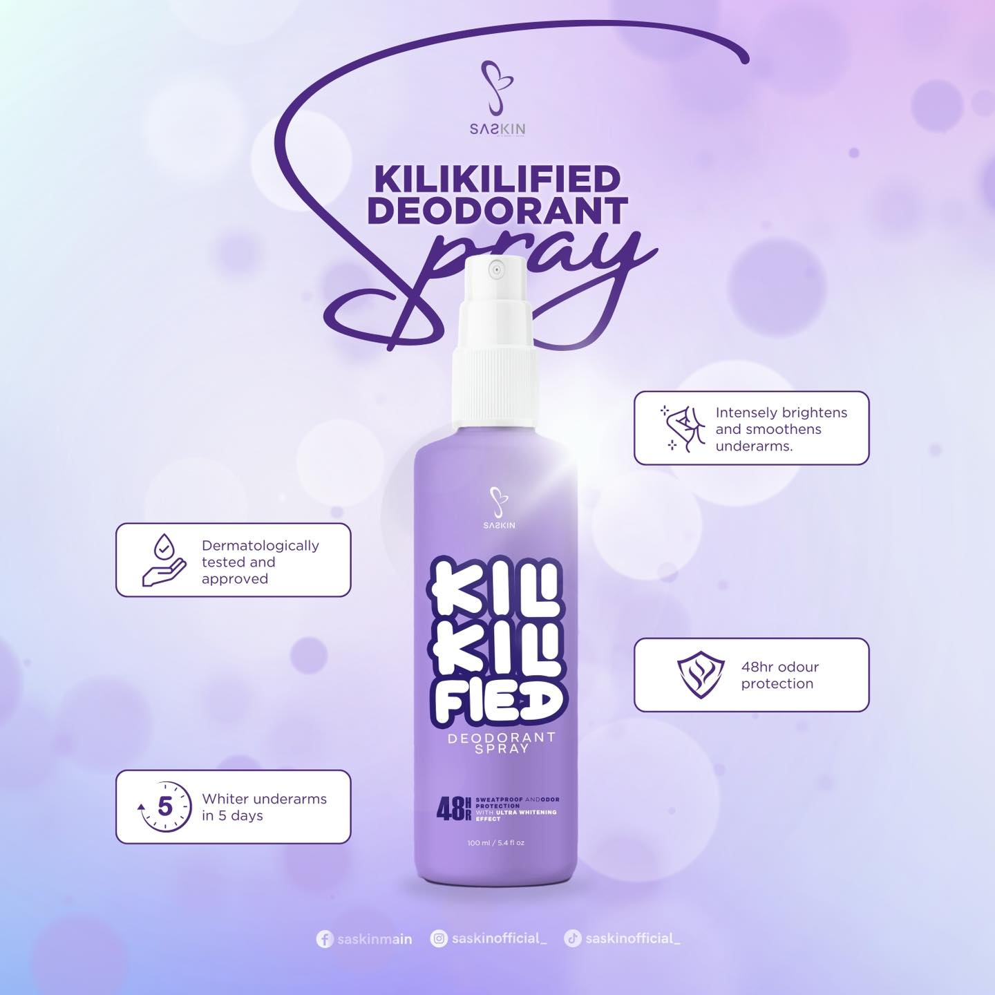 KILI-KILI FIED Deo Spray By Sachzna