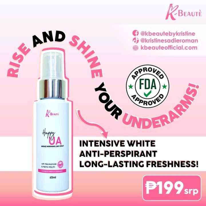 K-Beautรฉ Happy Underarm Intensive Whitening Deo Spray