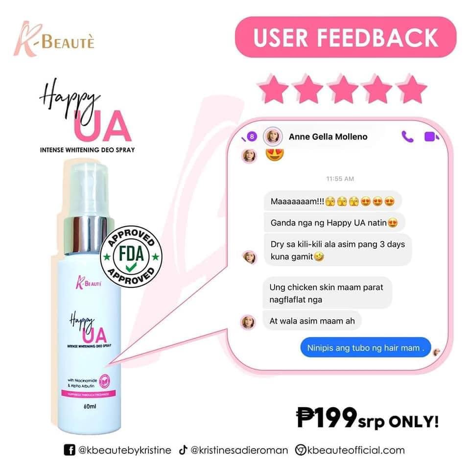 K-Beautรฉ Happy Underarm Intensive Whitening Deo Spray