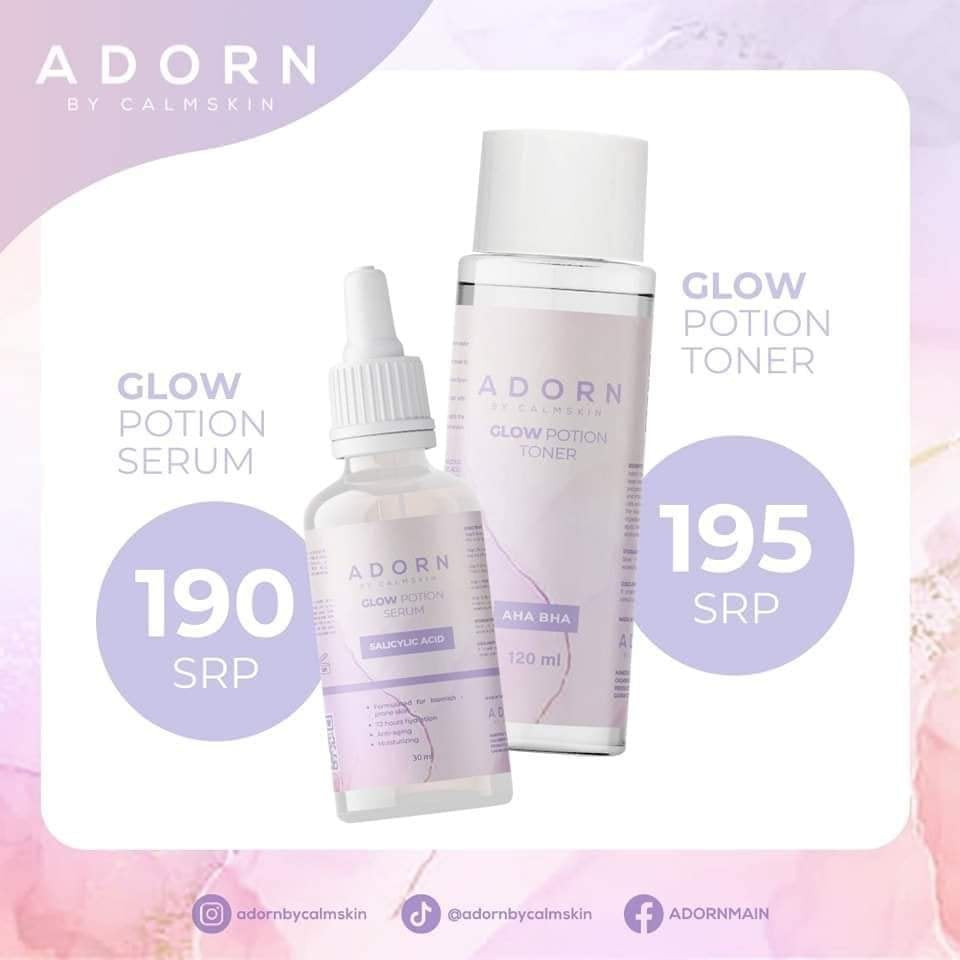 ADORN New Trending Glow Potion Toner | Glow Potion Serum by Calmskin