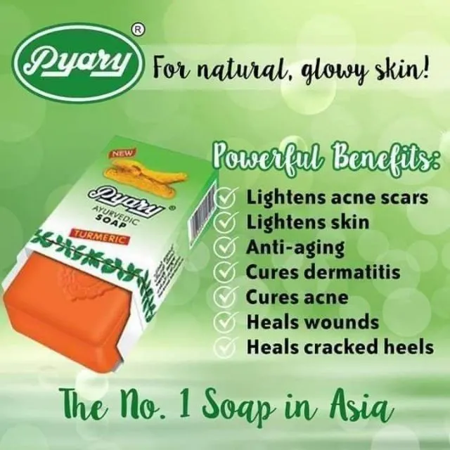 Pyary Ayurvedic Turmeric Soap (75G)