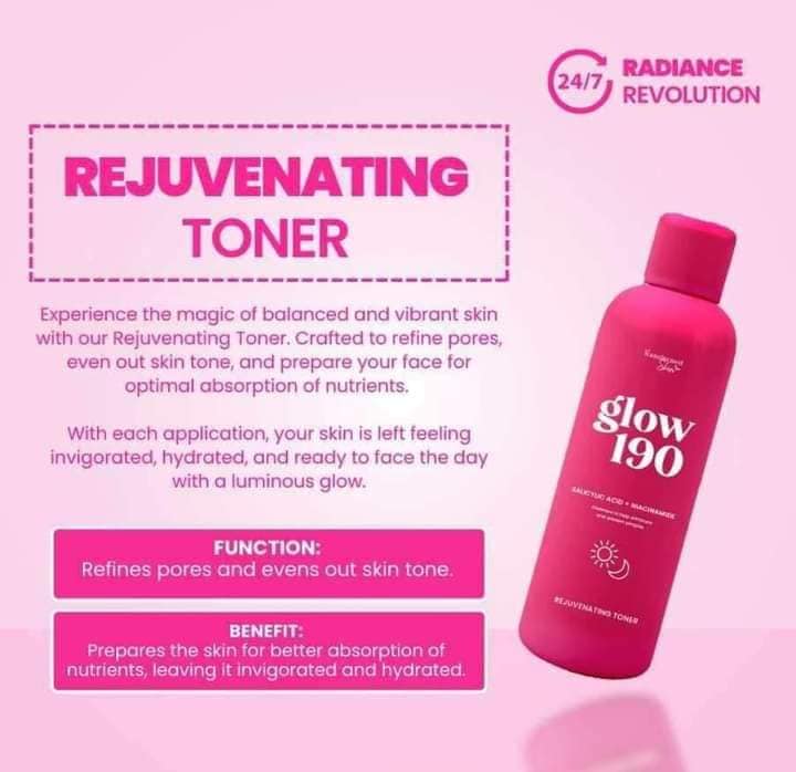 HONEST GLOW | TRANSFORMED SKIN - GLOW 190 REJUVENATING SET