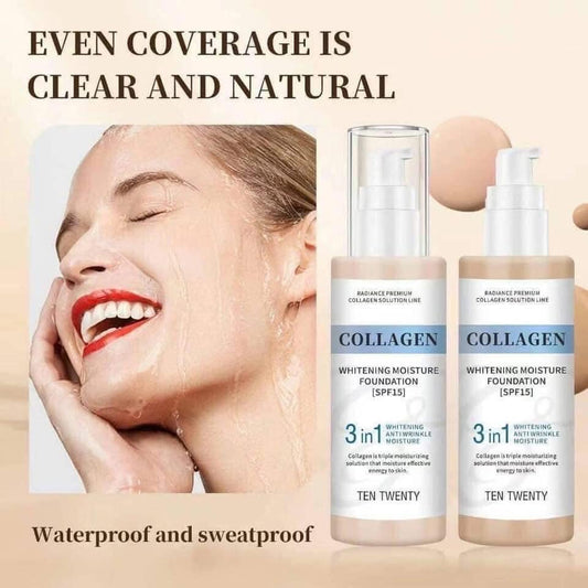 3 in 1 Collagen Whitening Moisture Foundation SPF 15