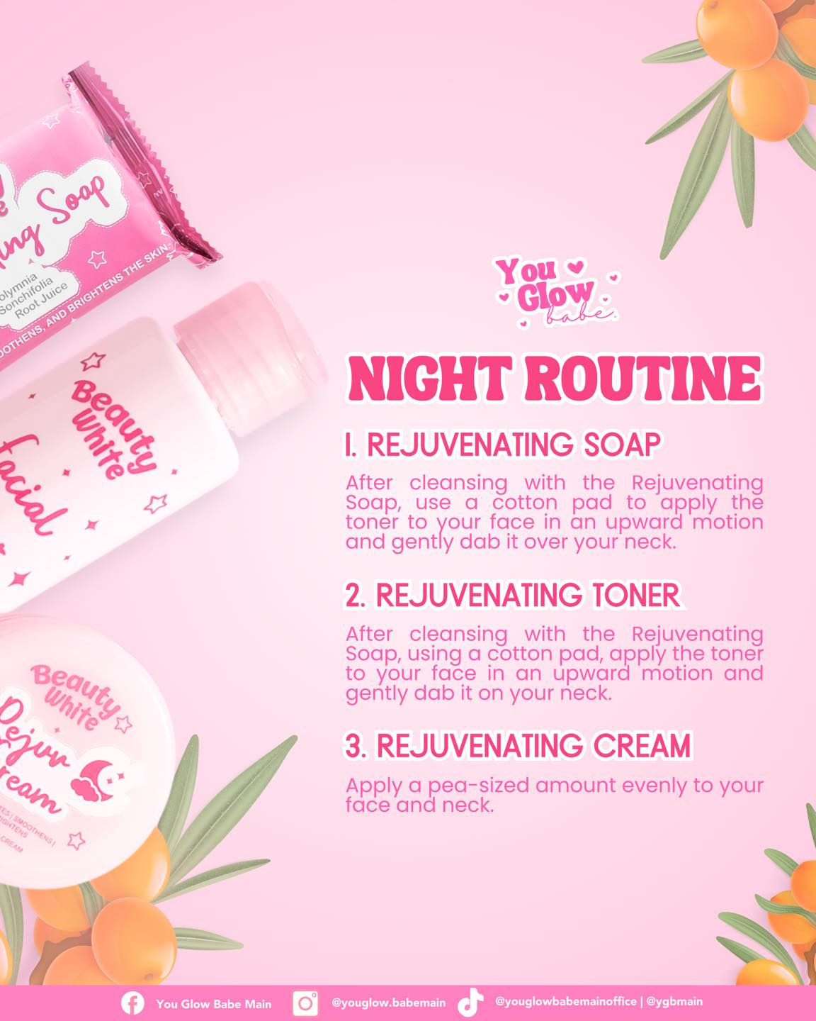 YOU GLOW BABE BEAUTY WHITE REJUV SET