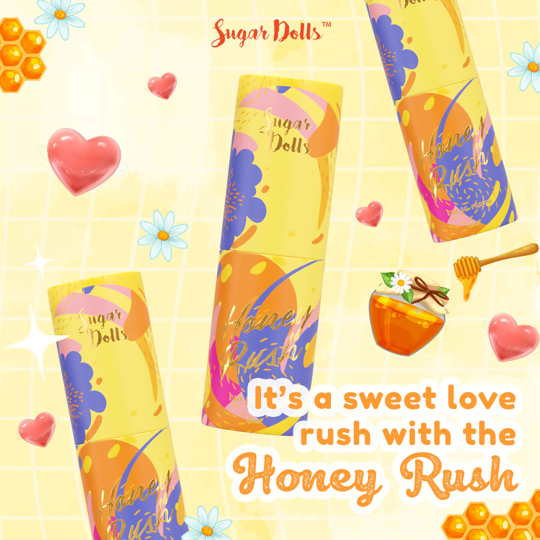 Sugar Dolls Fragrance 30ml with Canister Long Lasting Scents Perfume