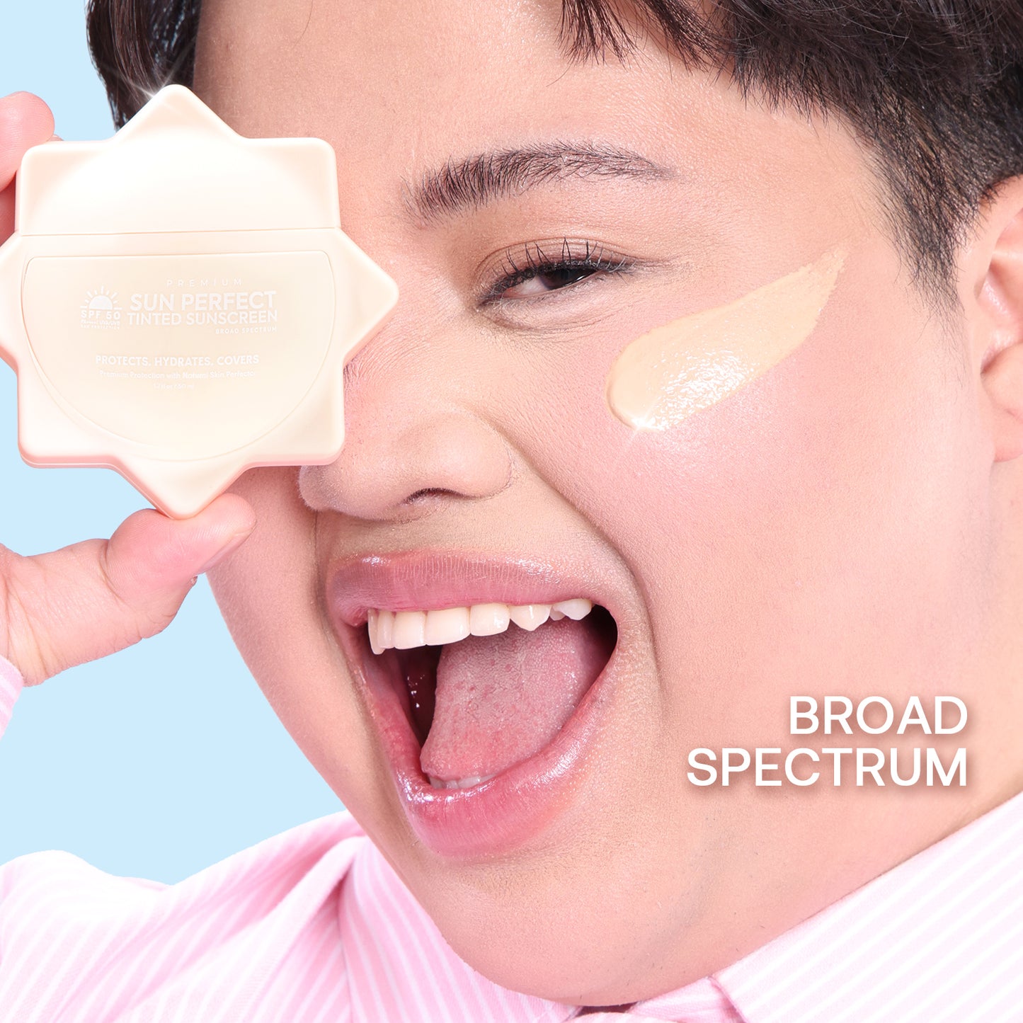 HIKARI SKIN Premium SUN PERFECT Tinted Sunscreen SPF 50 Facial Sunscreen Sun Protection Ultrafresh