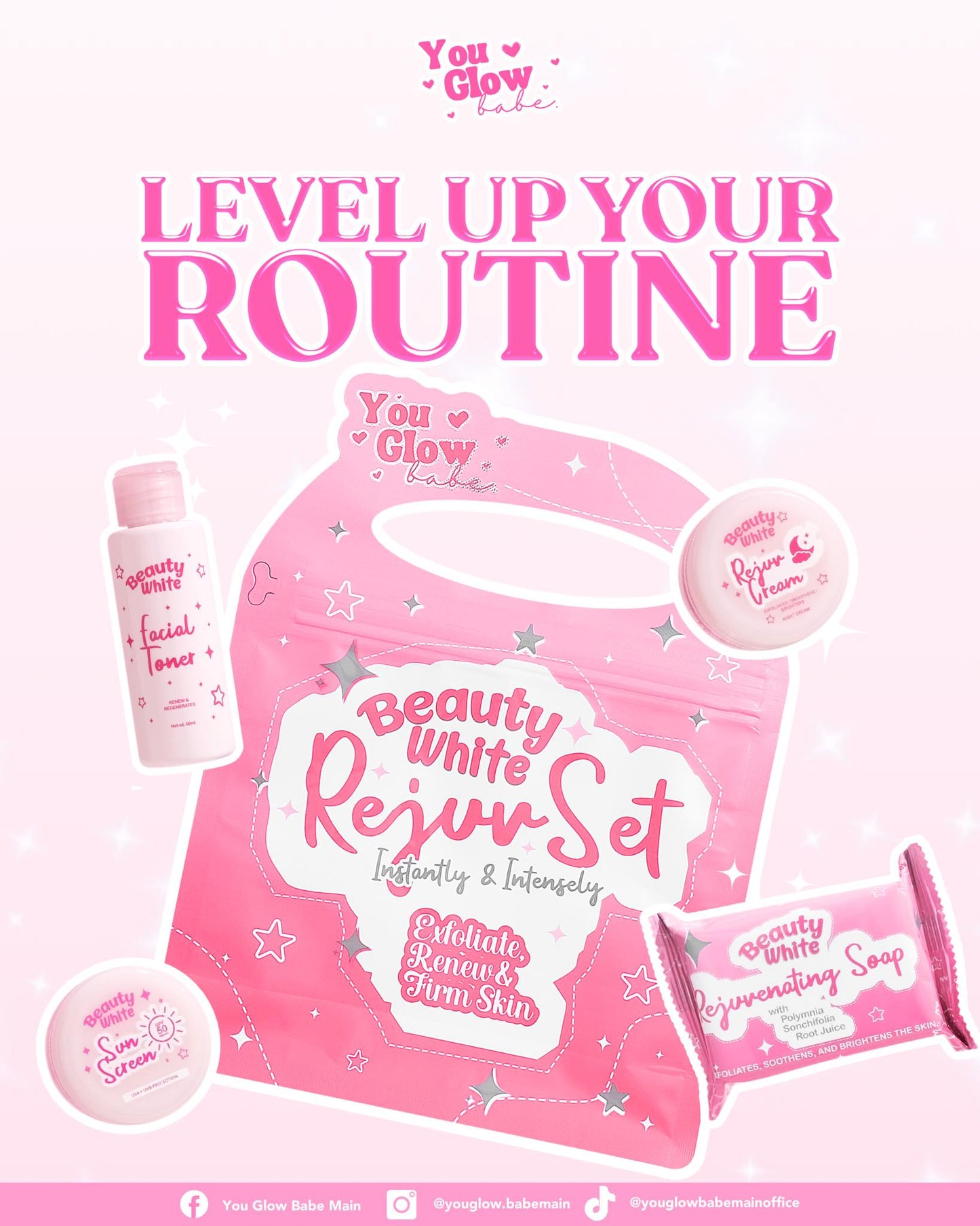 YOU GLOW BABE BEAUTY WHITE REJUV SET
