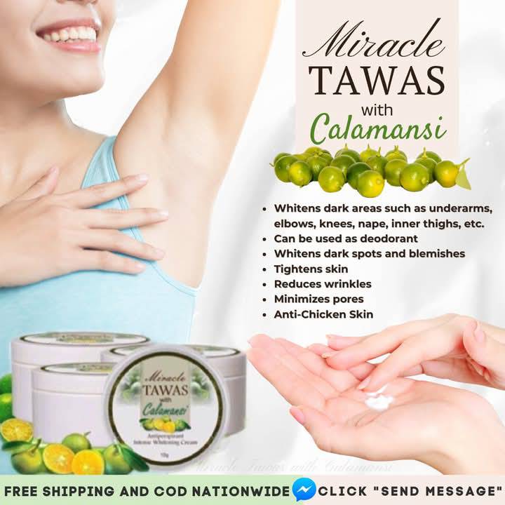 Miracle Tawas Cream with Calamansi 10g