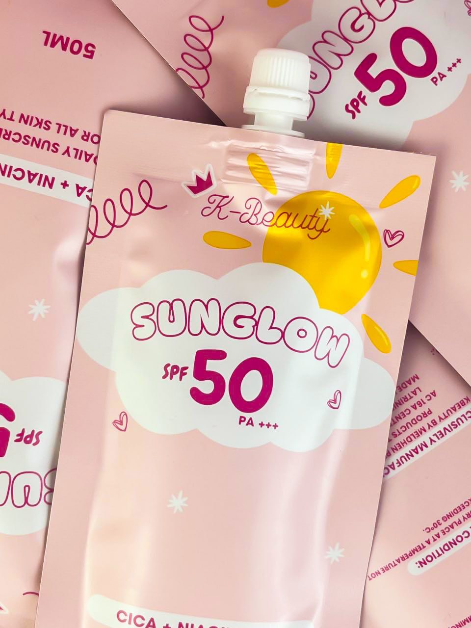 Buy 1 Take 1 • K-Beauty by Meldhen Sunglow Sunscreen SPF 50