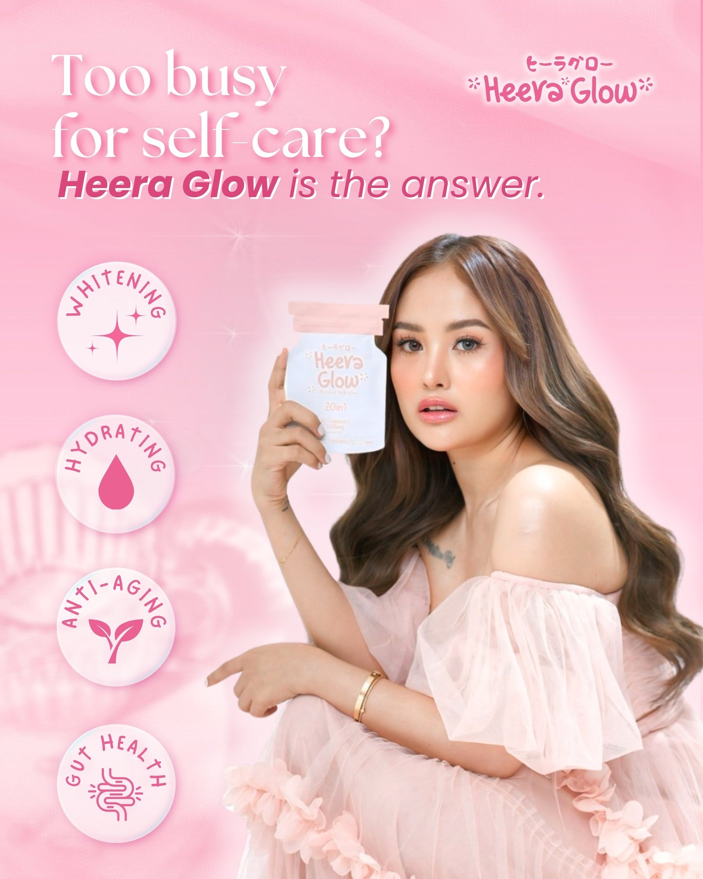 Heera Glow Absolue Hydration | Whitening | Anti Aging | Gut Health | Skin Hydration