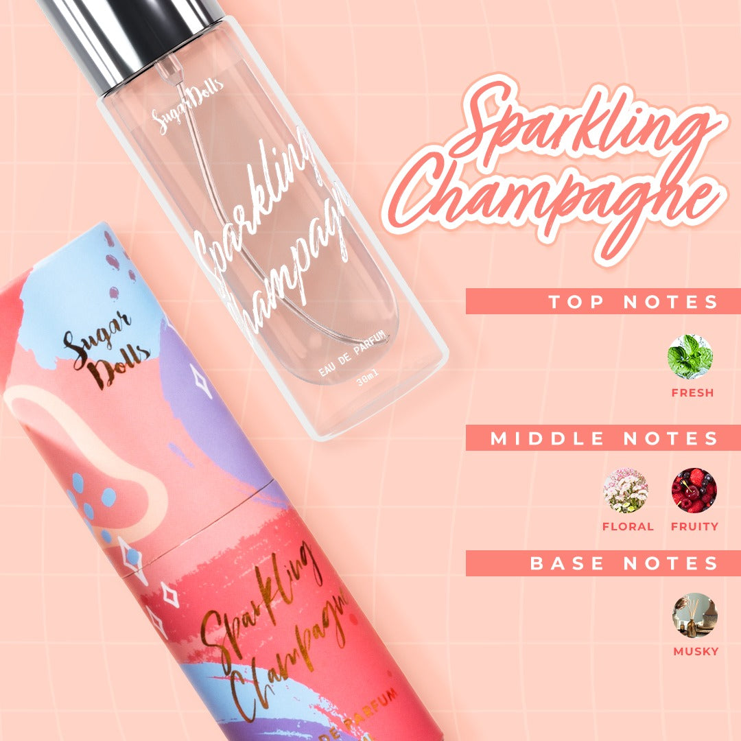 Sugar Dolls Fragrance 30ml with Canister Long Lasting Scents Perfume
