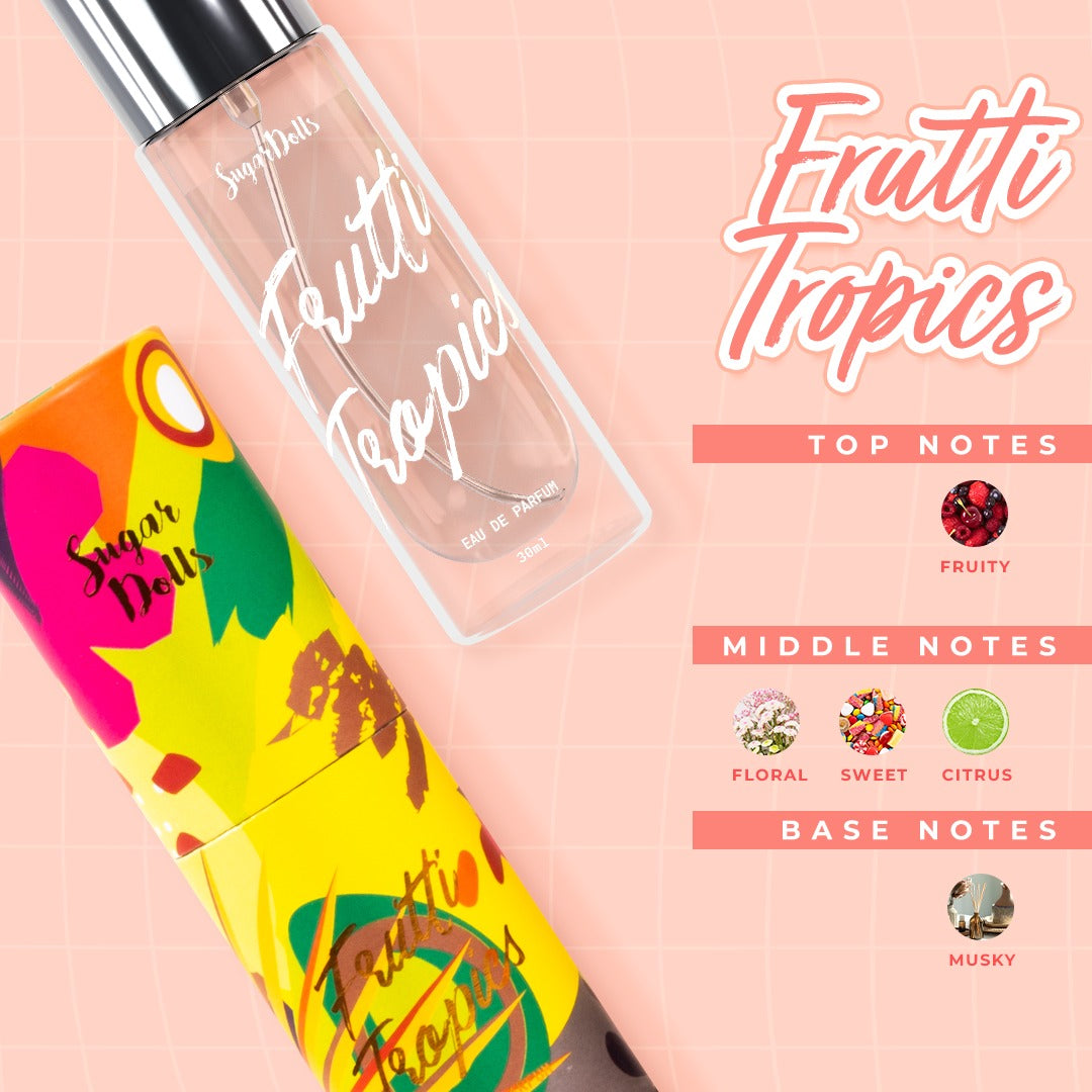 Sugar Dolls Fragrance 30ml with Canister Long Lasting Scents Perfume