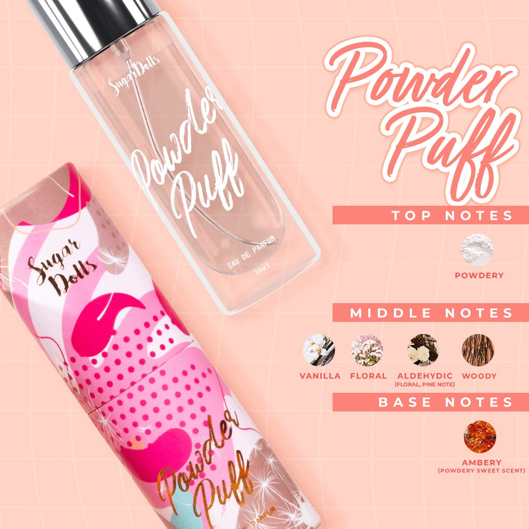 Sugar Dolls Fragrance 30ml with Canister Long Lasting Scents Perfume