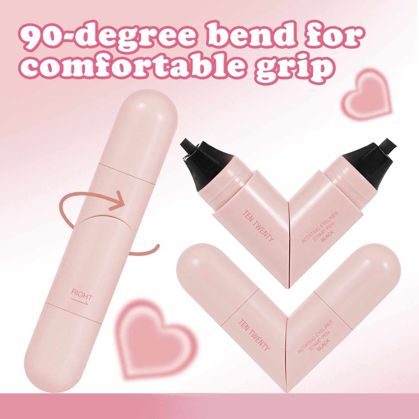 Ten Twenty Eyeliner stamps, long-lasting, easy to control, beginner-friendly, waterproof