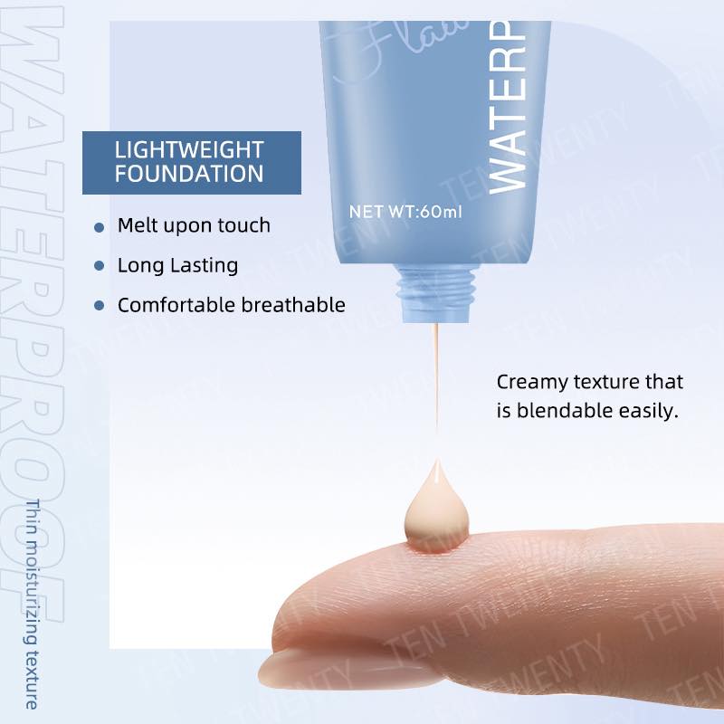 TEN TWENTY Full Coverage Matte Liquid Foundation Oil Control 24H Long Lasting Waterproof Concealer