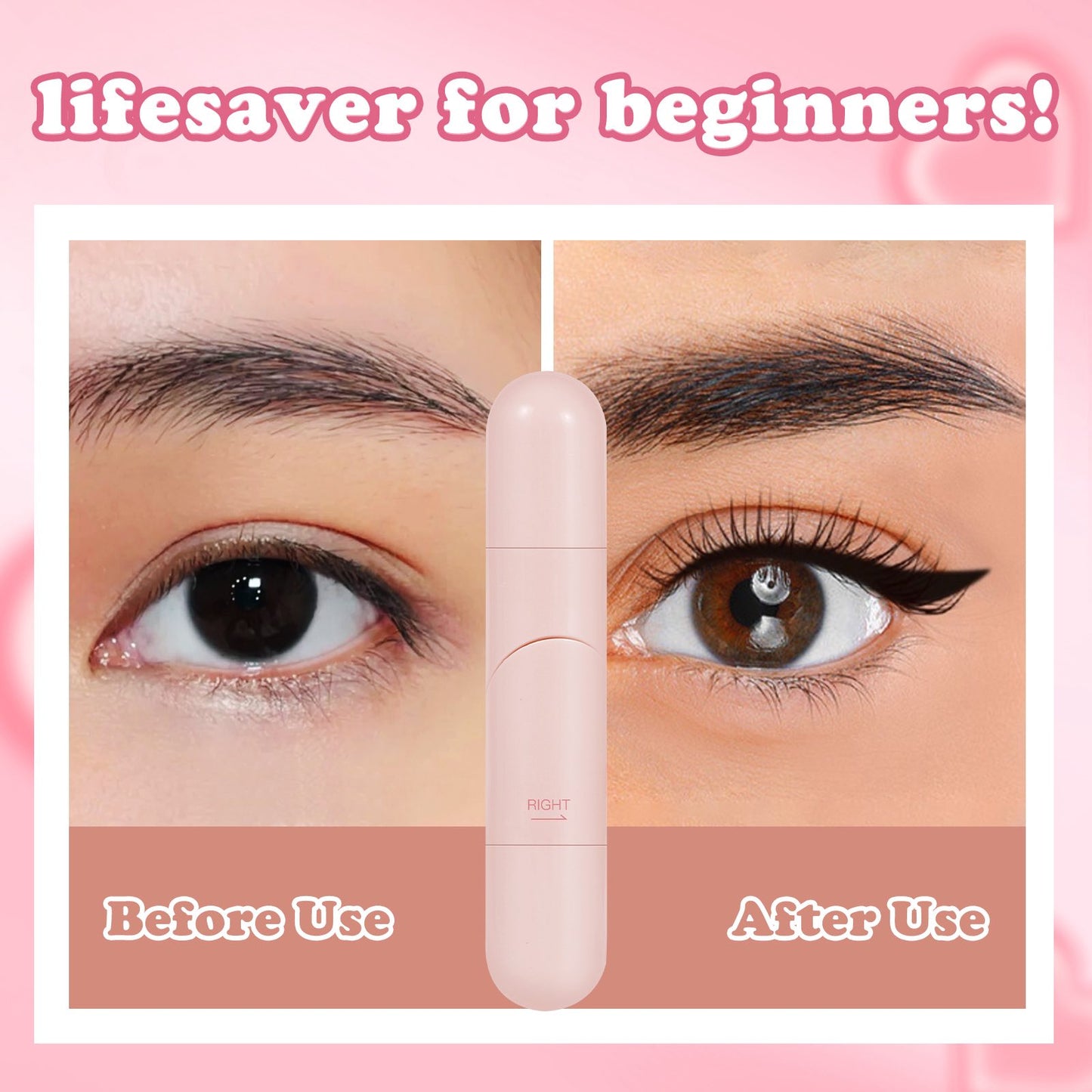 Ten Twenty Eyeliner stamps, long-lasting, easy to control, beginner-friendly, waterproof