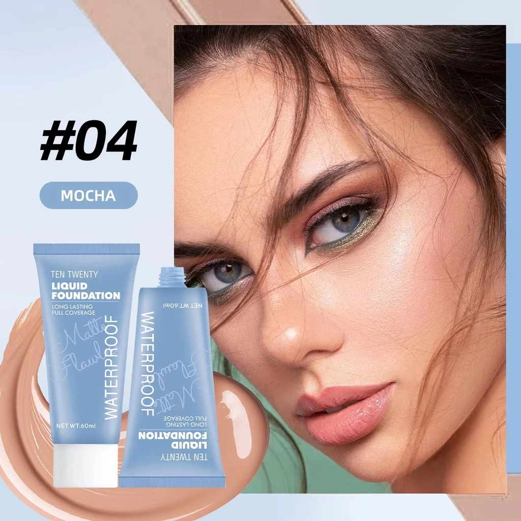 TEN TWENTY Full Coverage Matte Liquid Foundation Oil Control 24H Long Lasting Waterproof Concealer