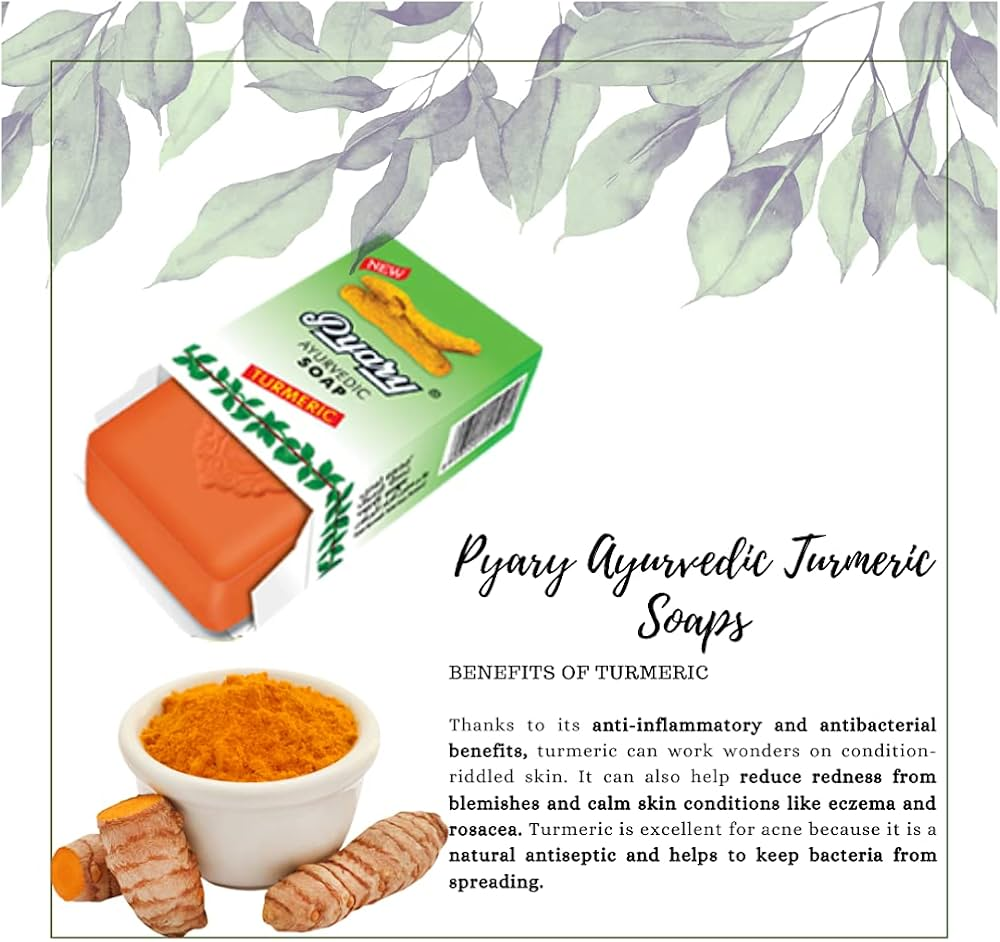 Pyary Ayurvedic Turmeric Soap (75G)