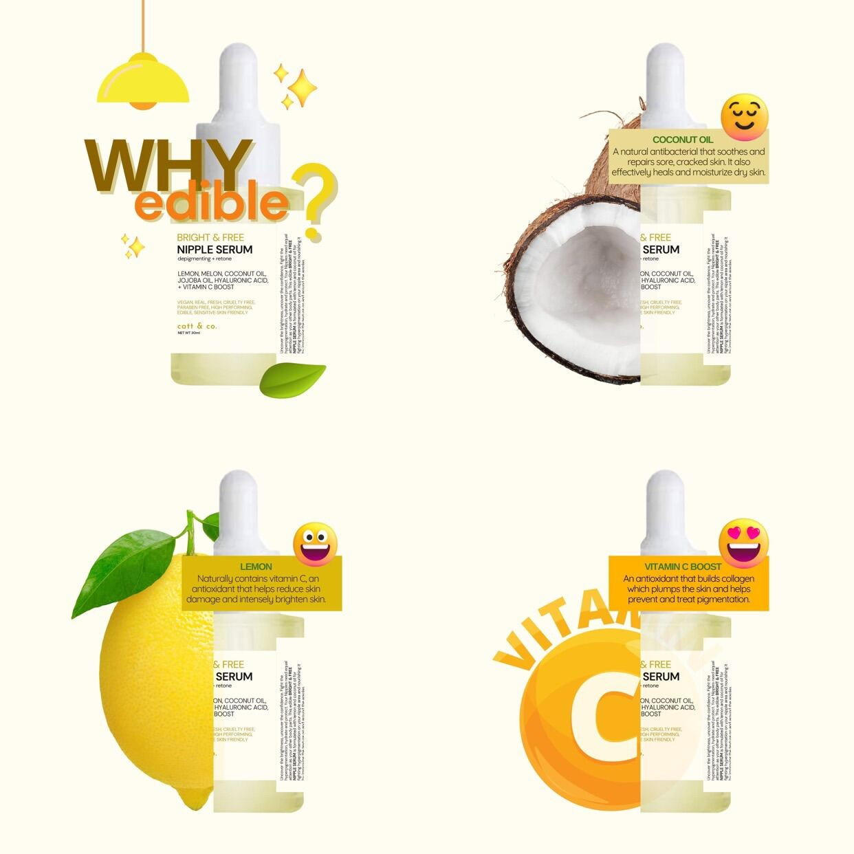 Catt and Co. Nipple Serum (30ml)