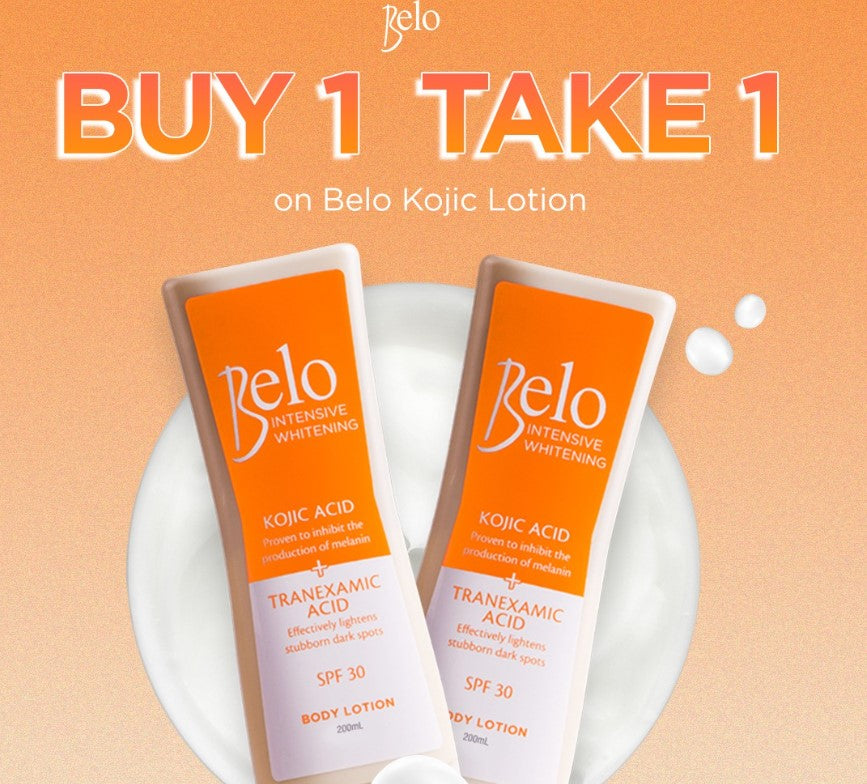 Belo Intensive Whitening Body Lotion 200mL Free 100mL buy 1 take 1