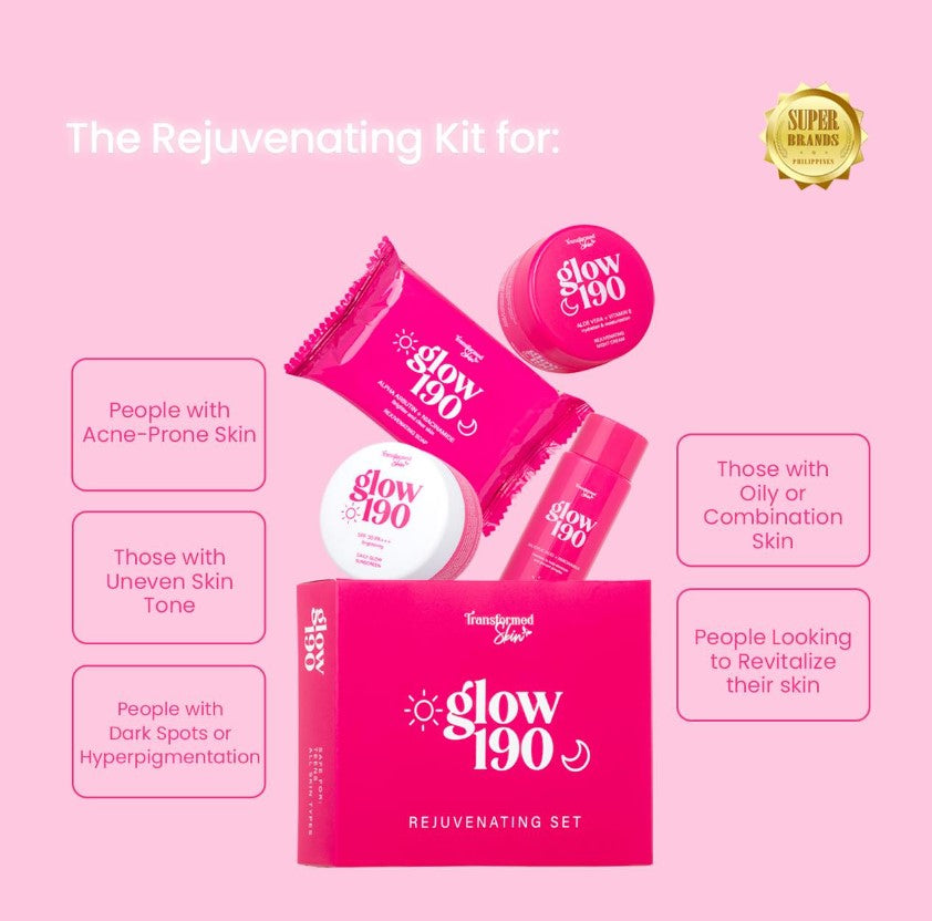 HONEST GLOW | TRANSFORMED SKIN - GLOW 190 REJUVENATING SET