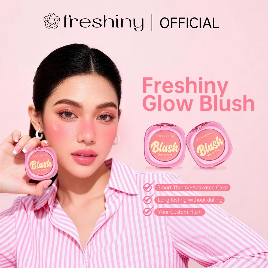 Freshiny Color-Changing Blush, Suitable For Lips, Eyes, And Face; Waterproof And Sweatproof; Natural And Sheer