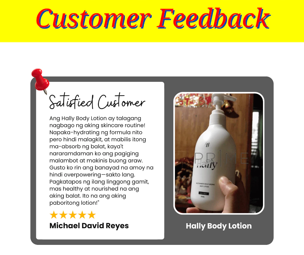 Original Hally Body Lotion l Nourish your Skin l For all Skin Type l Natural Ingredients l 1 Bottle 250 ml