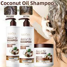 BUY 1 TAKE 1 Collagen Hair Mask Treatment And Coconut Oil Shampoo For Deep Nourishment And Shine Enhancement