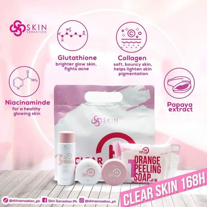 AUTHENTIC Skin Sensation CLEAR SKIN SET Clear Rejuvenating Kit