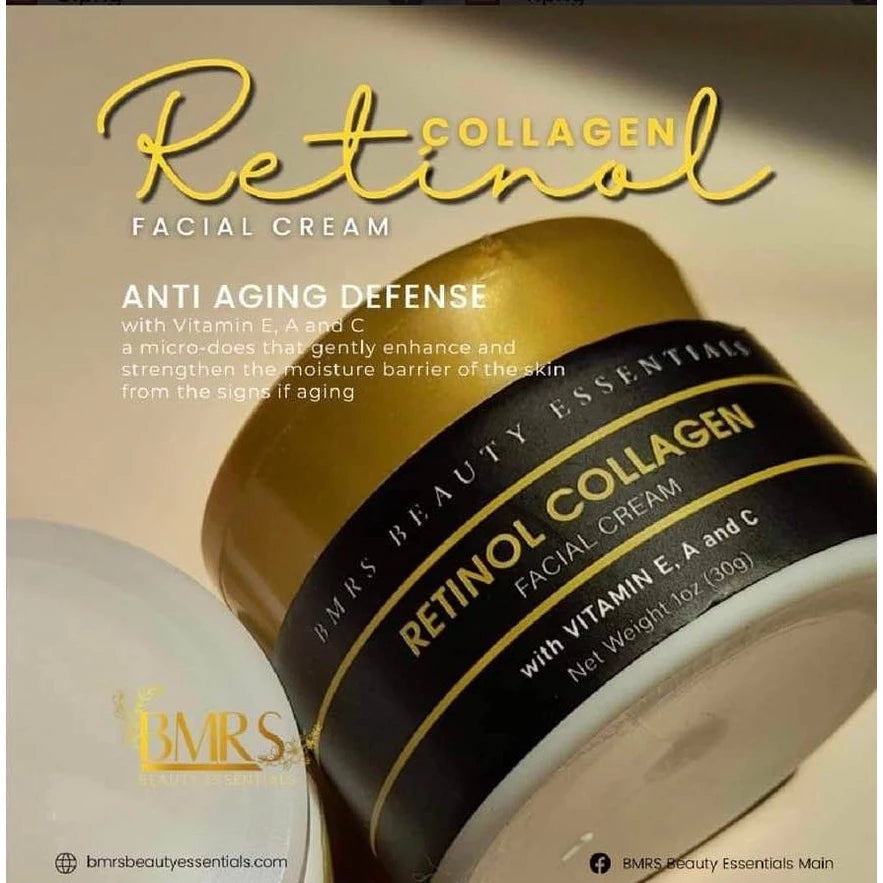 BMRS Original Retinol Collagen Facial Cream Anti Aging Whitening Reduce Wrinkles Fade Freckles