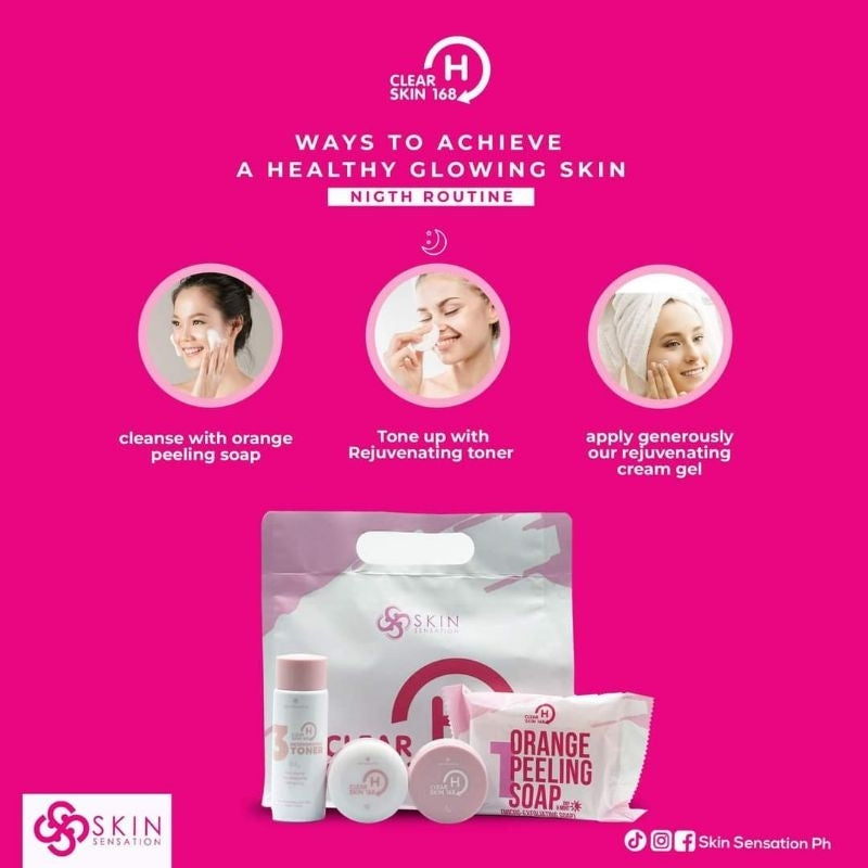 AUTHENTIC Skin Sensation CLEAR SKIN SET Clear Rejuvenating Kit