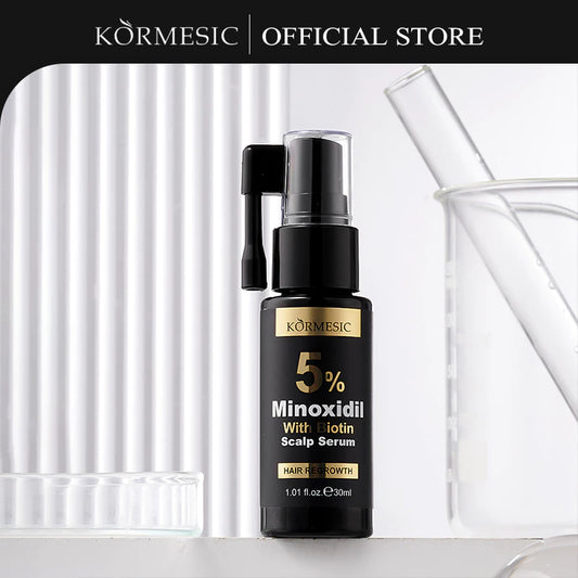 5% Minoxidil Biotin Hair Grower Spray 30ml - DHT Blocker For Hair Loss Treatment