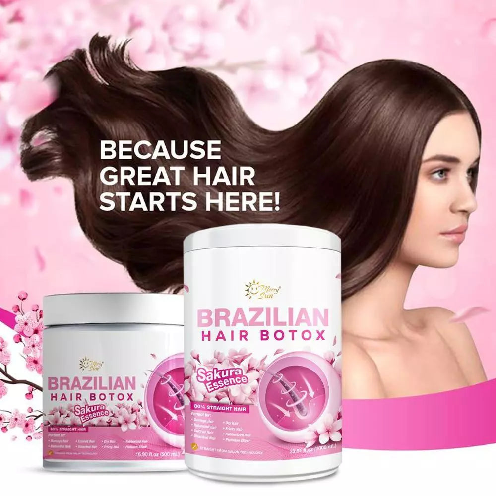 Merry Sun Brazilian Hair Botox Sakura Essence