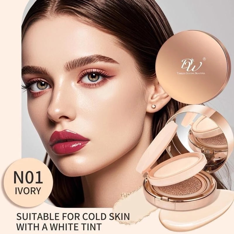 DW 2in1 Powder & Cushion Cream All in one Oil control Long lasting Waterproof Makeup