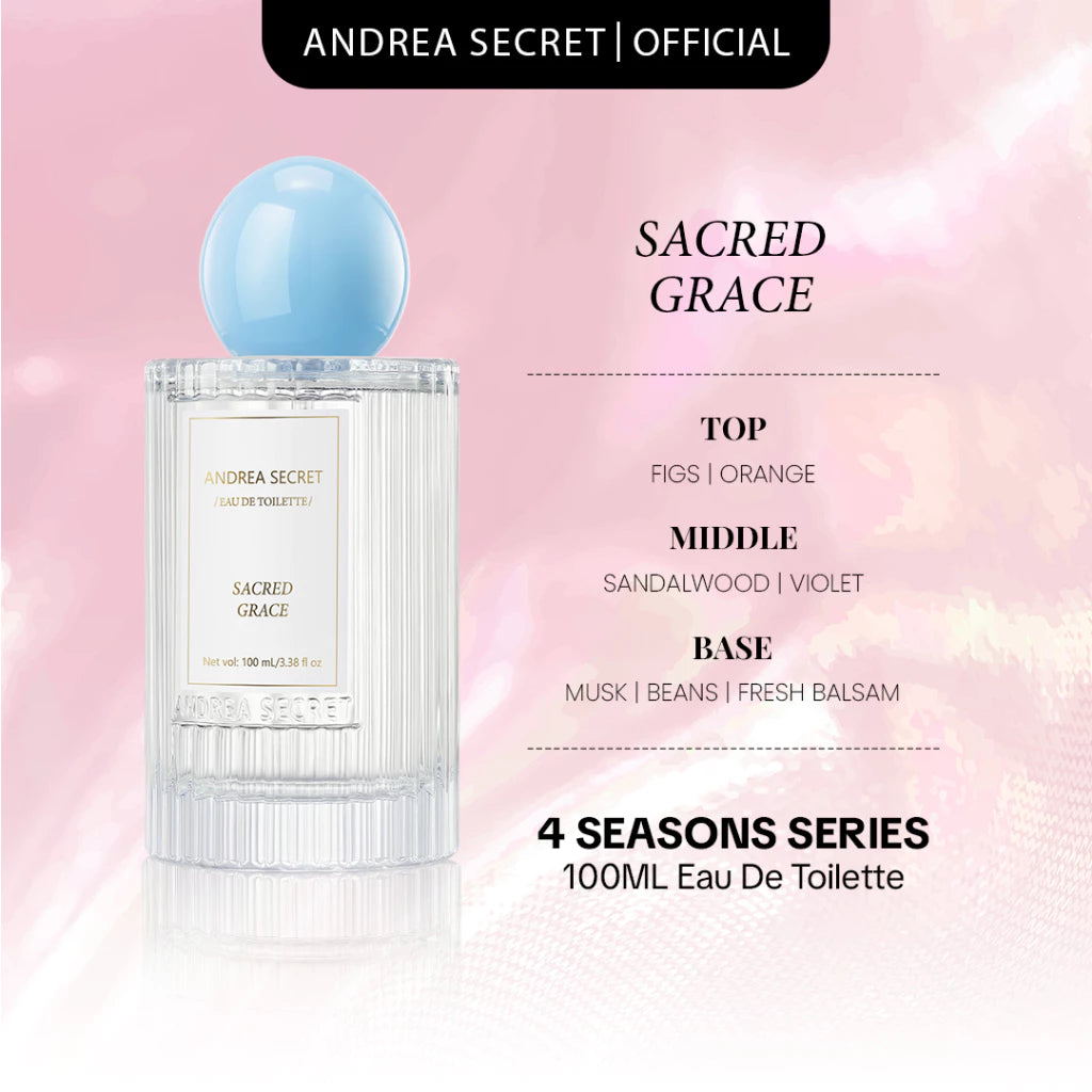 NEW Andrea Secret Four Season Series 100ML Fragrance for Women Long Lasting Mist Perfume