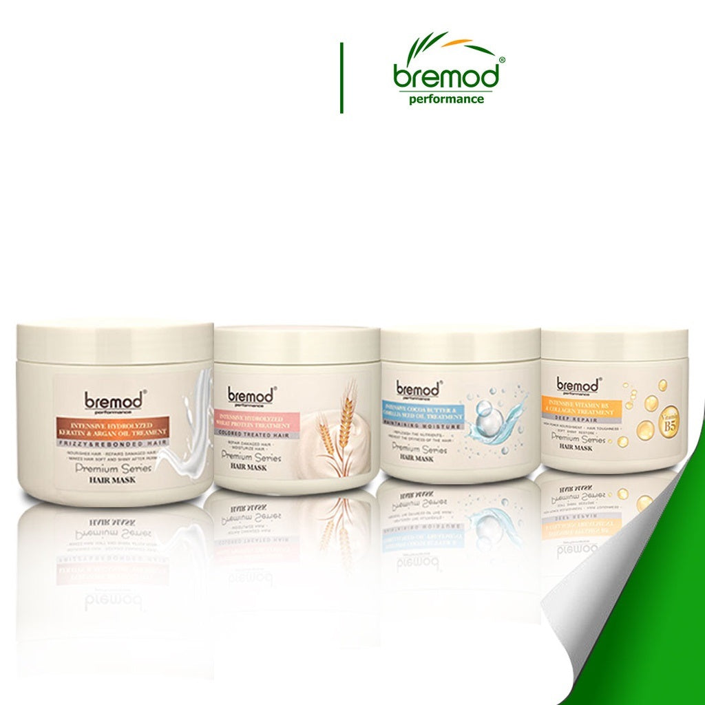 Original Bremod Hair mask Premium Intensive Cocoa Butter anti-fall flat hair 500ml