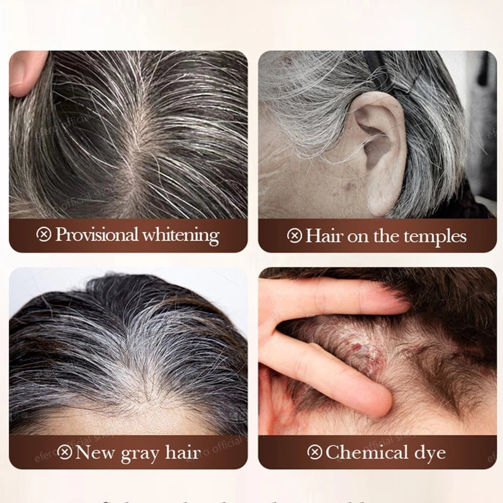 FORMBO Hair Stick Waterproof and Sweat-proof No Smudge No Fading Temporary Covers Gray Hair Natural