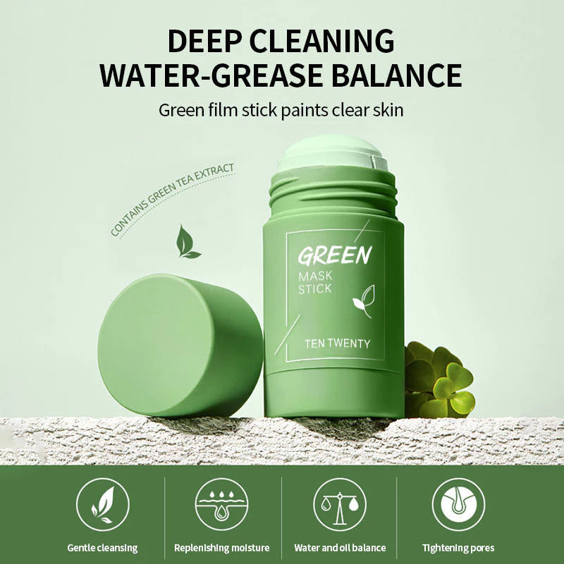 TEN TWENTY Green Mask Stick β Green Tea Oil Control Cleansing Solid Mask