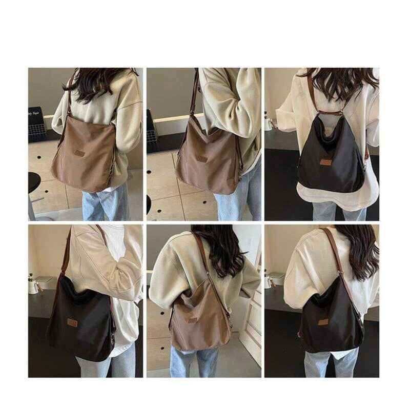 8MNY-MC003 3 Ways Canvas Women's Bag Large Capacity