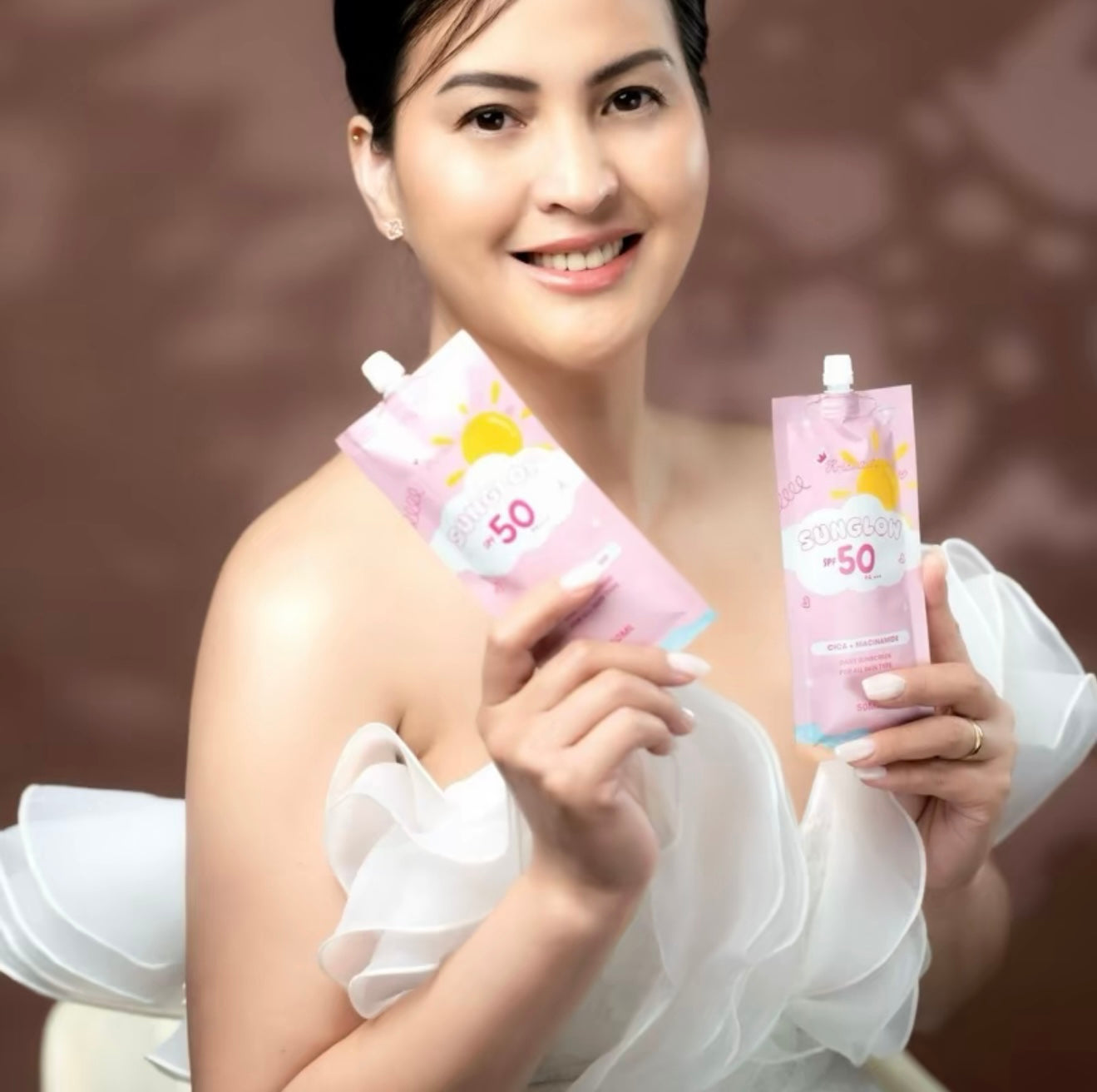 Buy 1 Take 1 • K-Beauty by Meldhen Sunglow Sunscreen SPF 50