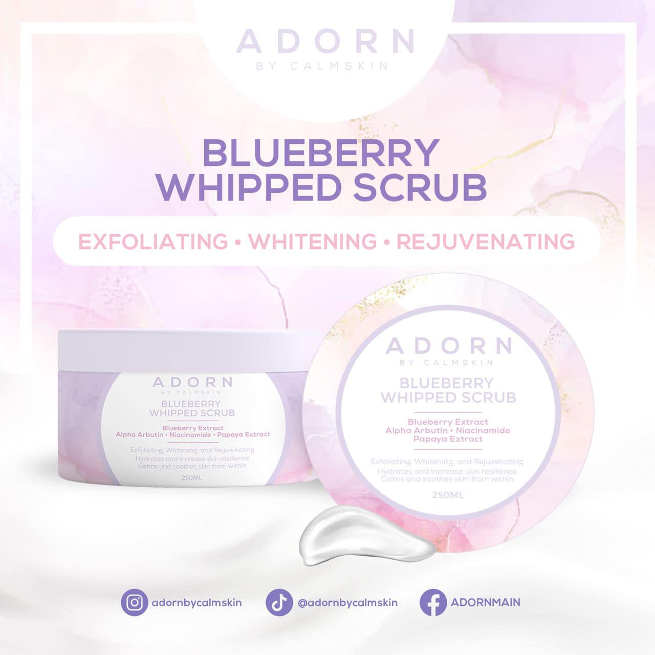 Adorn Blueberry Whipped Scrub