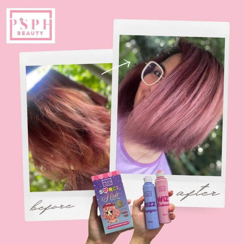 Sorce Hair 2-in-1 Frizz Shampoo + Wiz Treatment (DIY Hair Treatment)