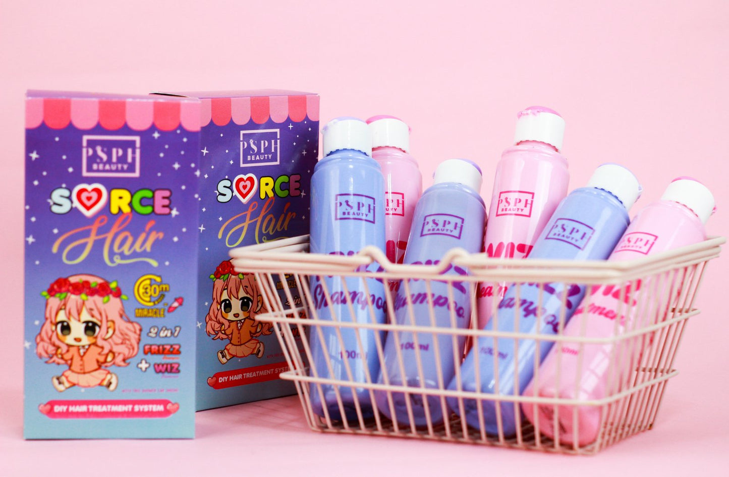 Sorce Hair 2-in-1 Frizz Shampoo + Wiz Treatment (DIY Hair Treatment)