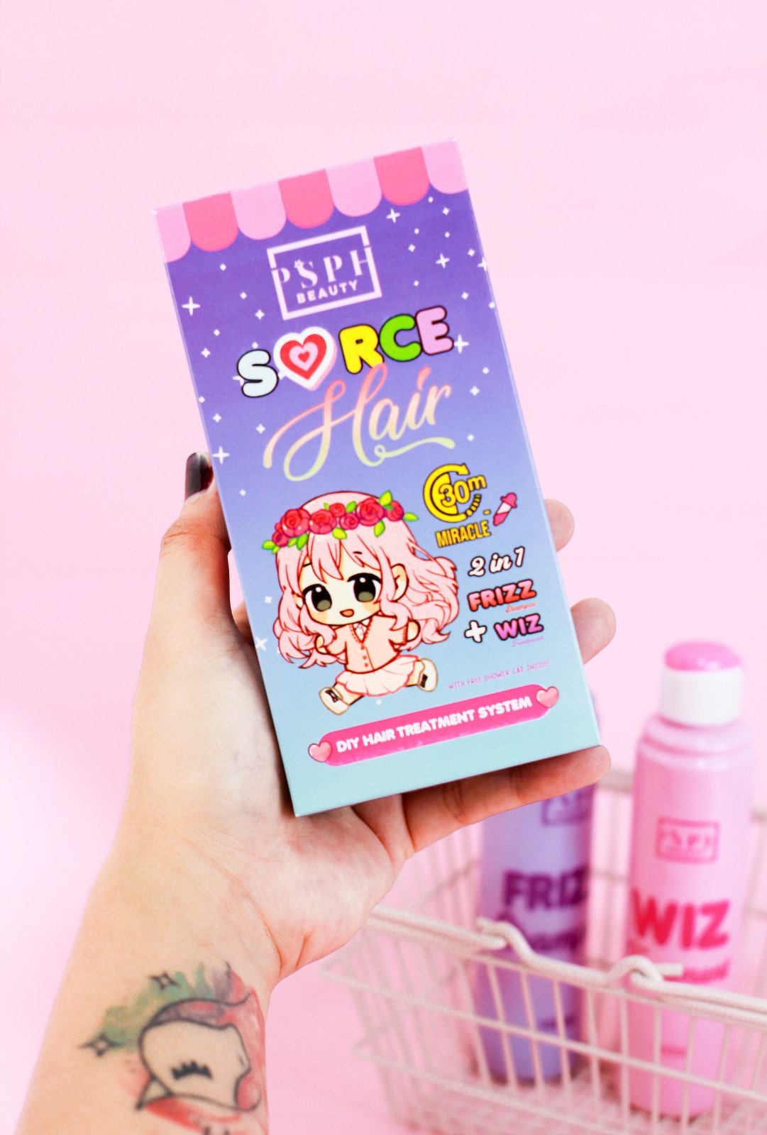 Sorce Hair 2-in-1 Frizz Shampoo + Wiz Treatment (DIY Hair Treatment)