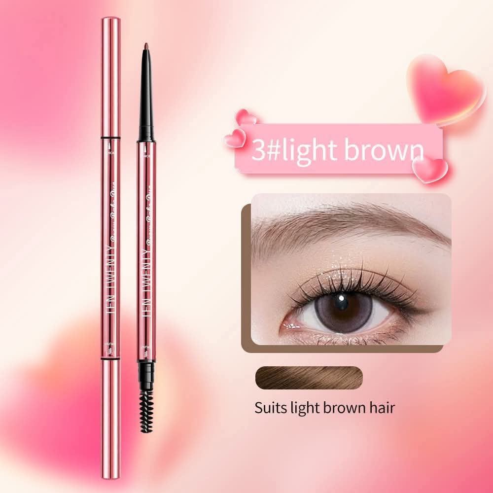 TEN TWENTY Double Heads Eyebrow Pencil Waterproof Long Lasting Fine 2in1 Dual-Effect Brow Definer