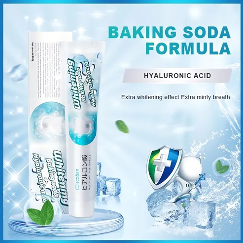 Scoban Japan Hyaluronic Acid Dual-Effect Teeth Whitening Toothpaste ...