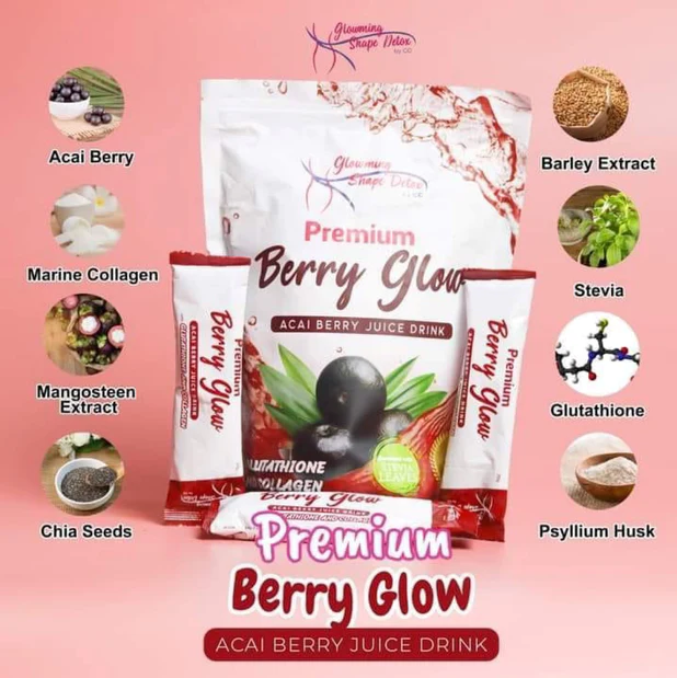 CRIS COSMETICS Glowming Shape Coffee And Acai Berry Juice Drink 10 Sachets