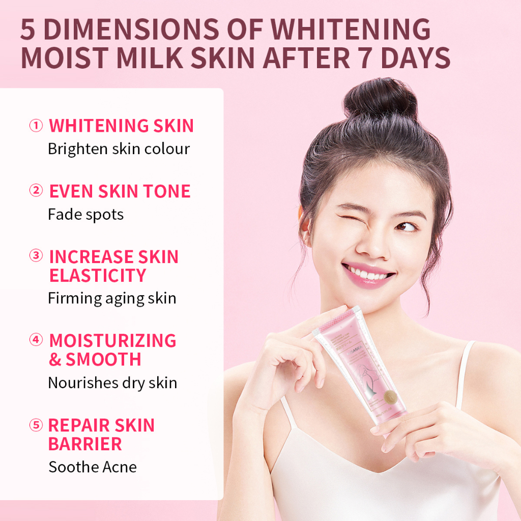 Niacinamide Double Tube Whitening Body Lotion 100g | Instant Brightening Cream