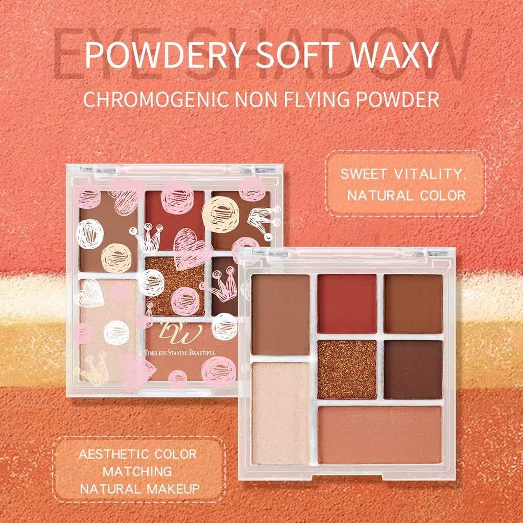 DW Cosmetics - 7 Shades Eyeshadow Palette