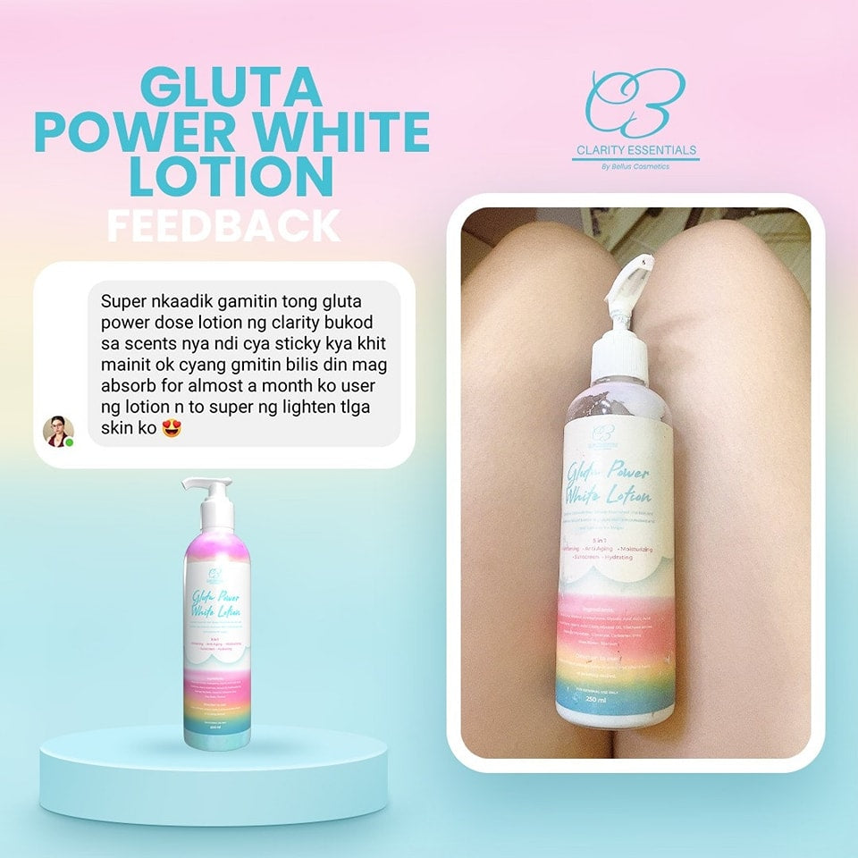 CLARITY ESSENTIALS - GLUTA POWER WHITE LOTION